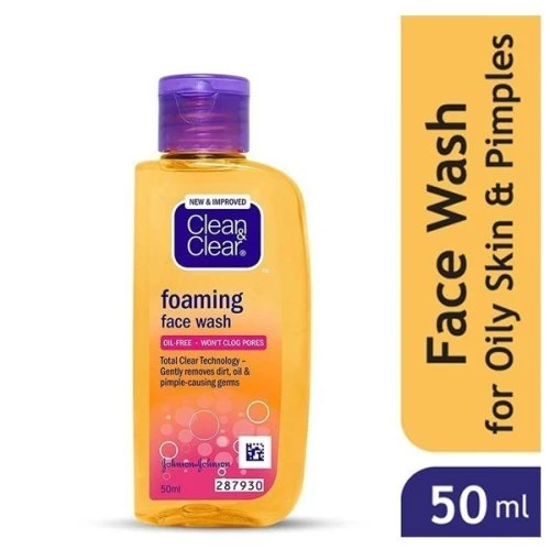 Clean & Clear Foaming Face Wash 50ml