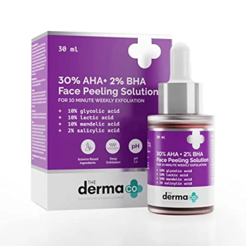 THE DERMA CO. 30% AHA+2% BHA BEGINNER FACE PEELING SOLUTION 30ML