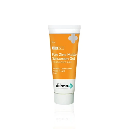 The Derma Co Pure Zinc Matte Sunscreen Gel - 50 gm