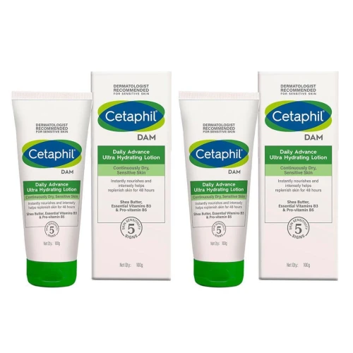 Cetaphil DAM Daily Advance Ultra Hydrating Lotion for Continuously Dry, Sensitive Skin, 100g