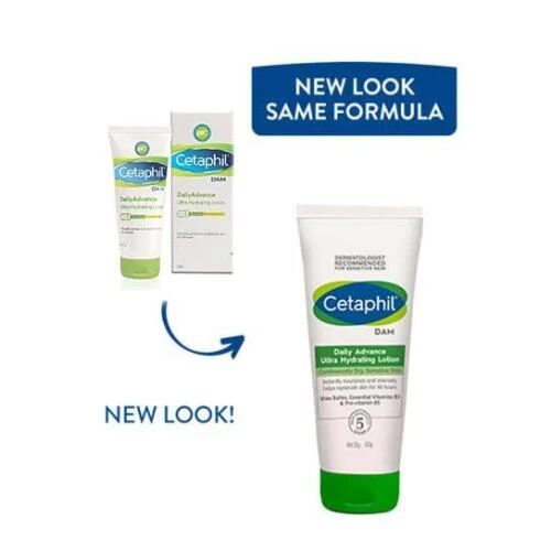Cetaphil DAM Daily Advance Ultra Hydrating Lotion for Continuously Dry, Sensitive Skin, 100g