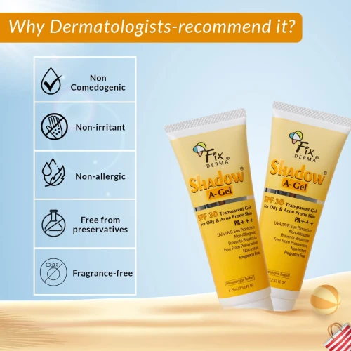 Fixderma Shadow Sunscreen A-Gel SPF 30 - 75ml