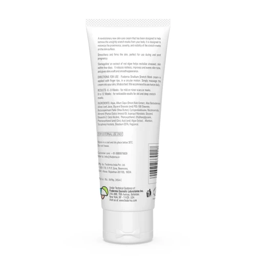 Fixderma Strallium Stretch Mark Cream, Removes Pregnancy stretch marks, Scar removal and Moisturizing Cream, Stretch mark remover for Stomach, thighs & all body parts- 75g
