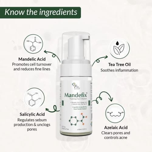 Fixderma Mandefix Foaming Face Cleanser - 100ml