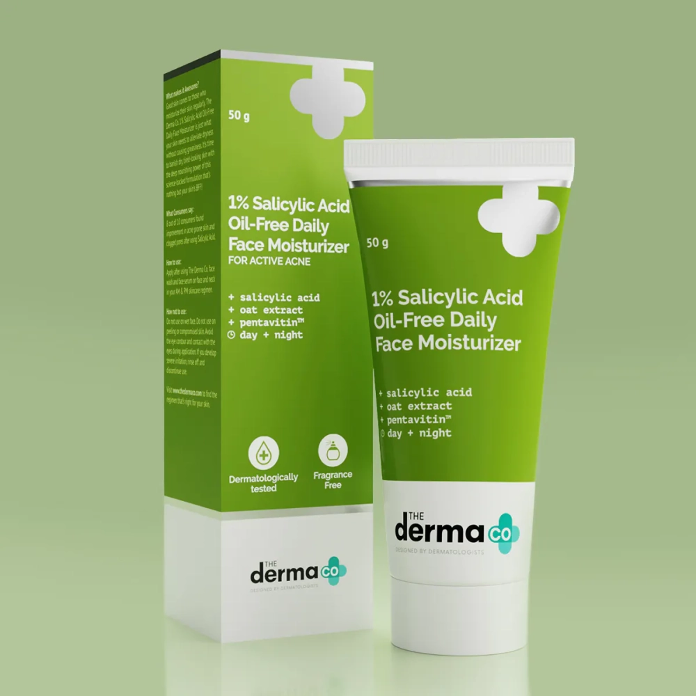 The Derma Co. 1% Salicylic Acid Oil-free Face Moisturizer 50g