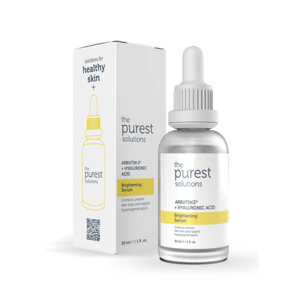 The Purest Solutions Arbutin 2% + Hyaluronic Acid Brightening Serum 30ml