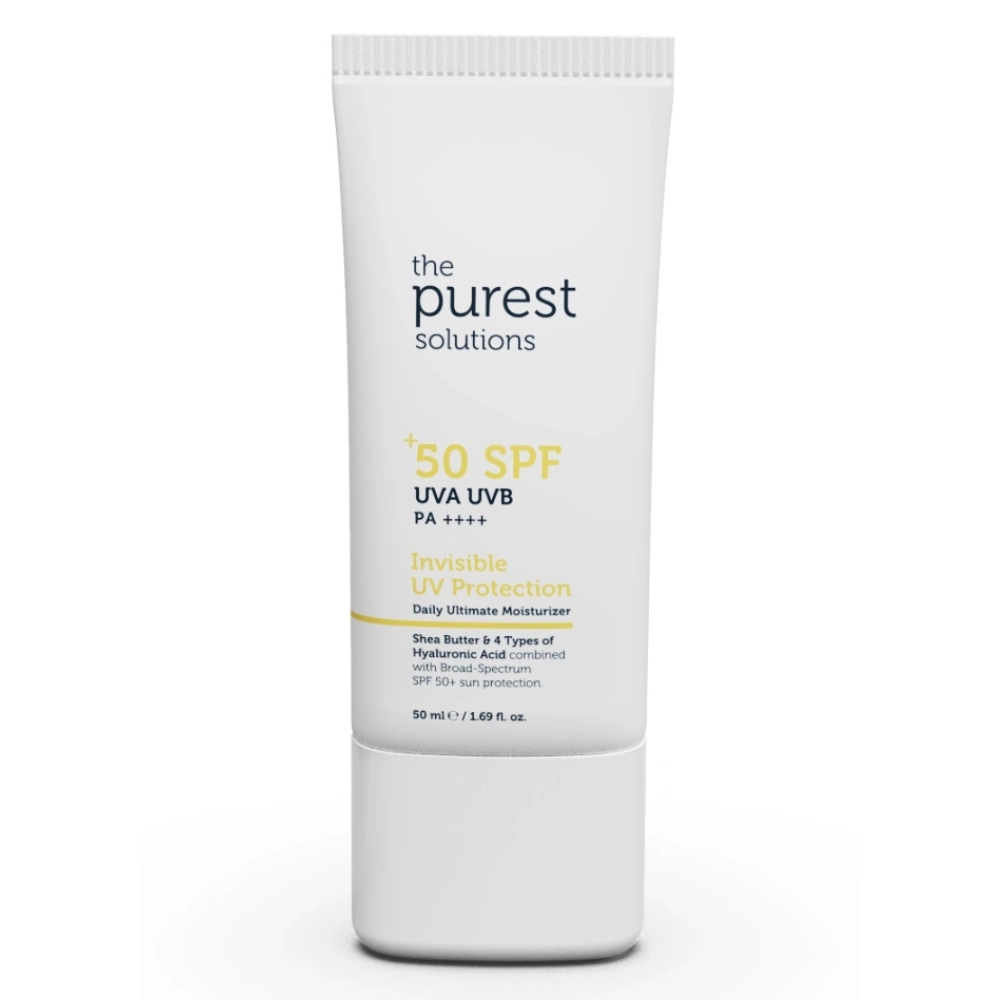 The Purest Solutions Invisible UV Protection Daily Intensive Moisturizer 50+ SPF 50ml