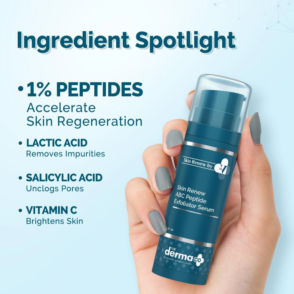 The Derma Co. Skin Renew ABC Peptide Exfoliator Serum 30ml
