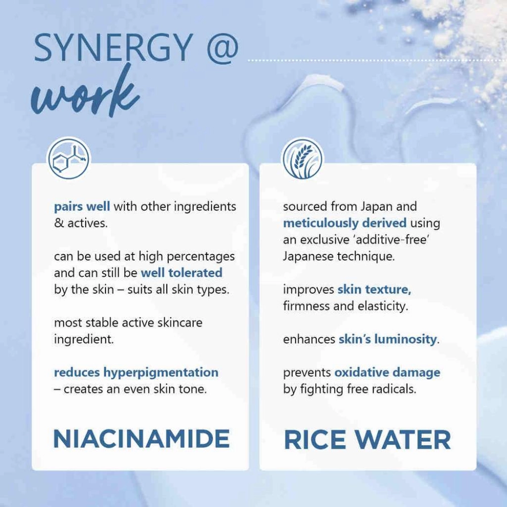Plum Rice Water & 10% Niacinamide Serum 30ml