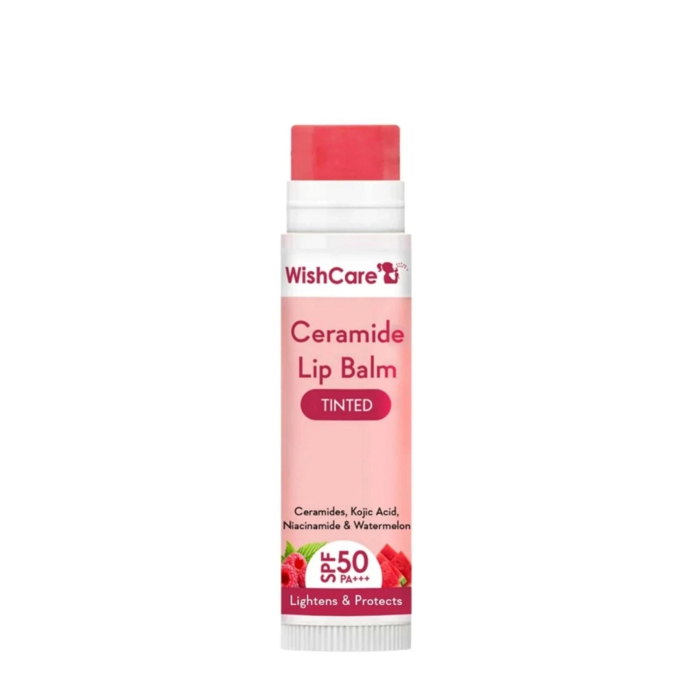 WishCare Ceramide Lip Balm with SPF 50 PA+++ (Tinted) 5gm