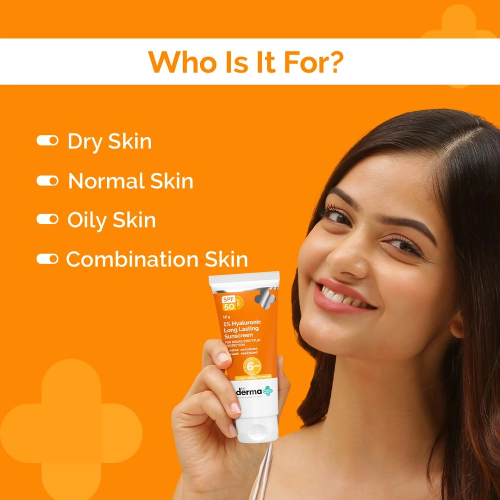 The Derma Co. 1% Hyaluronic Long Lasting Sunscreen 50gm