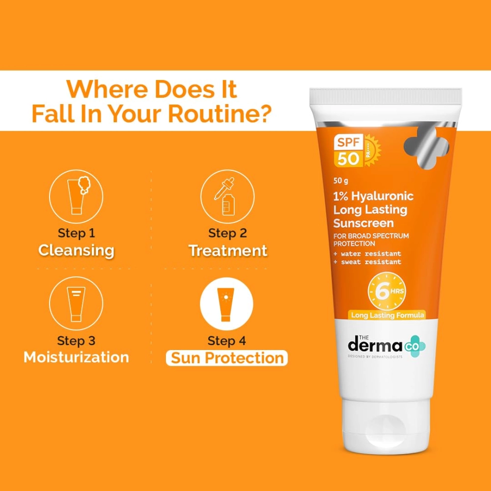 The Derma Co. 1% Hyaluronic Long Lasting Sunscreen 50gm