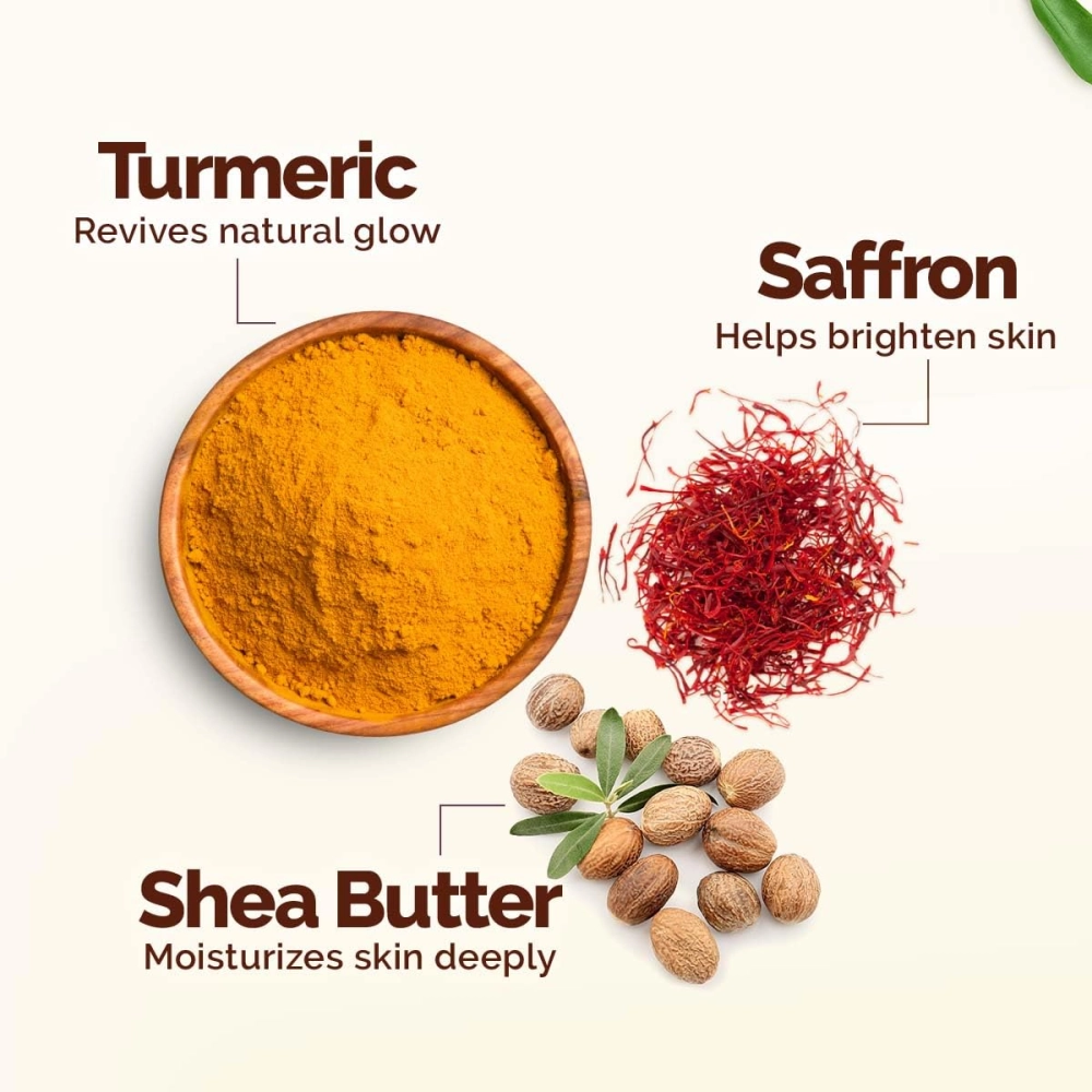 Mamaearth Ubtan Moisturizing Body Lotion with Turmeric & Saffron 400ml