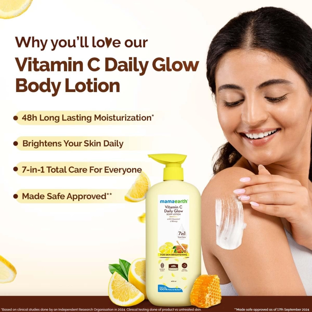 Mamaearth Vitamin C Daily Glow Body Lotion 400ml