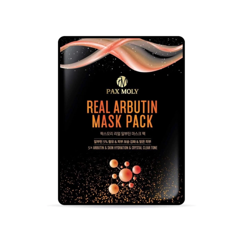 Pax Moly Real Arbutin Sheet Mask Pack – 25ml