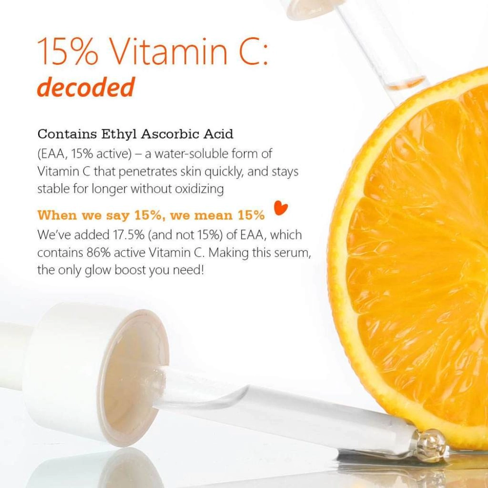 Plum 15% Vitamin C Serum for Face with Mandarin - 20ml