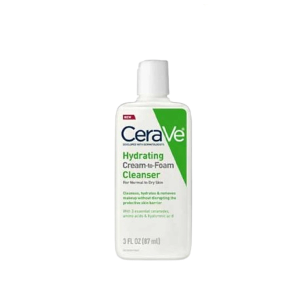 CeraVe Hydrating Cream to Foam Cleanser for Normal to Dry Skin - 87ml