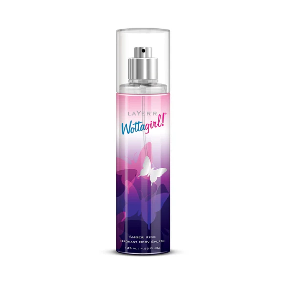 Layerr Wottagirl Amber Kiss Fragrant Body Splash - 135ml