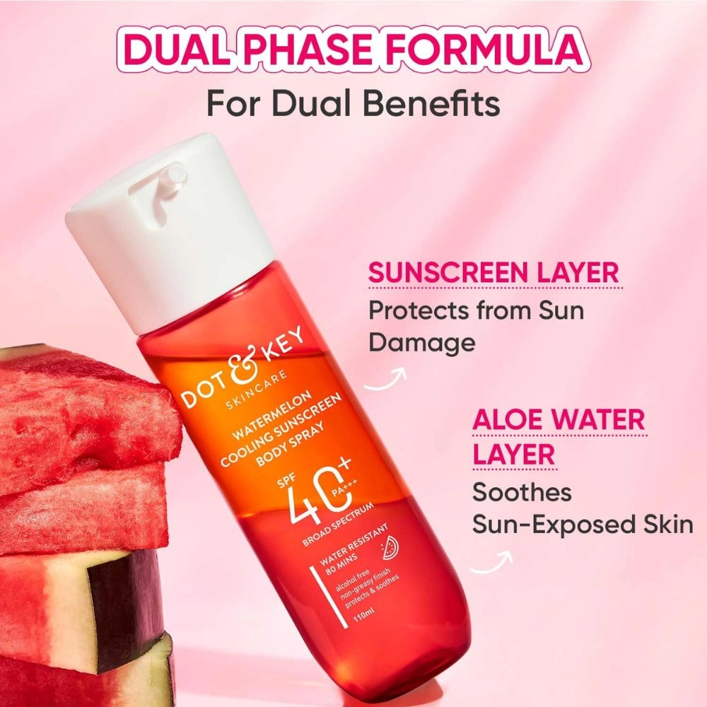 Dot & Key Watermelon Cooling Body Sunscreen Spray SPF 40+ PA+++ 110ml