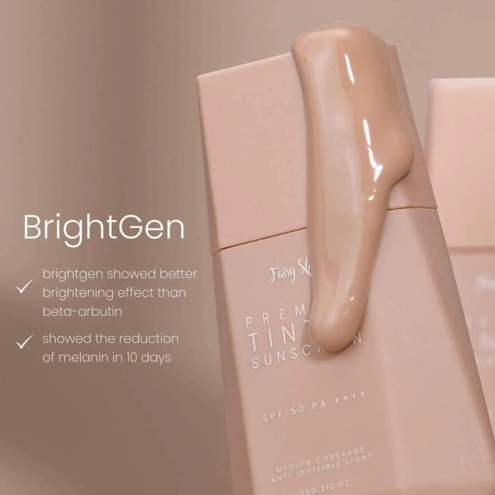 Fairy Skin Premium TINTED Facial Sunscreen Cream SPF50 PA++++50g