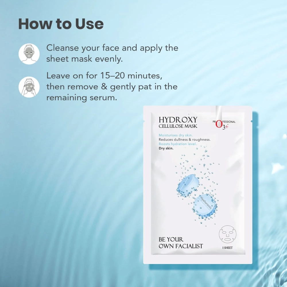 O3+ Facialist Hyaluronic Hydroxy Cellulose Mask