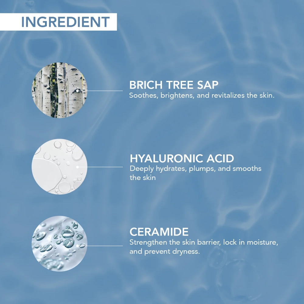 O3+ Korea Glass Glow Facial Kit With Birch Tree Sap & Hyaluronic Acid - Ideal For Dry Skin