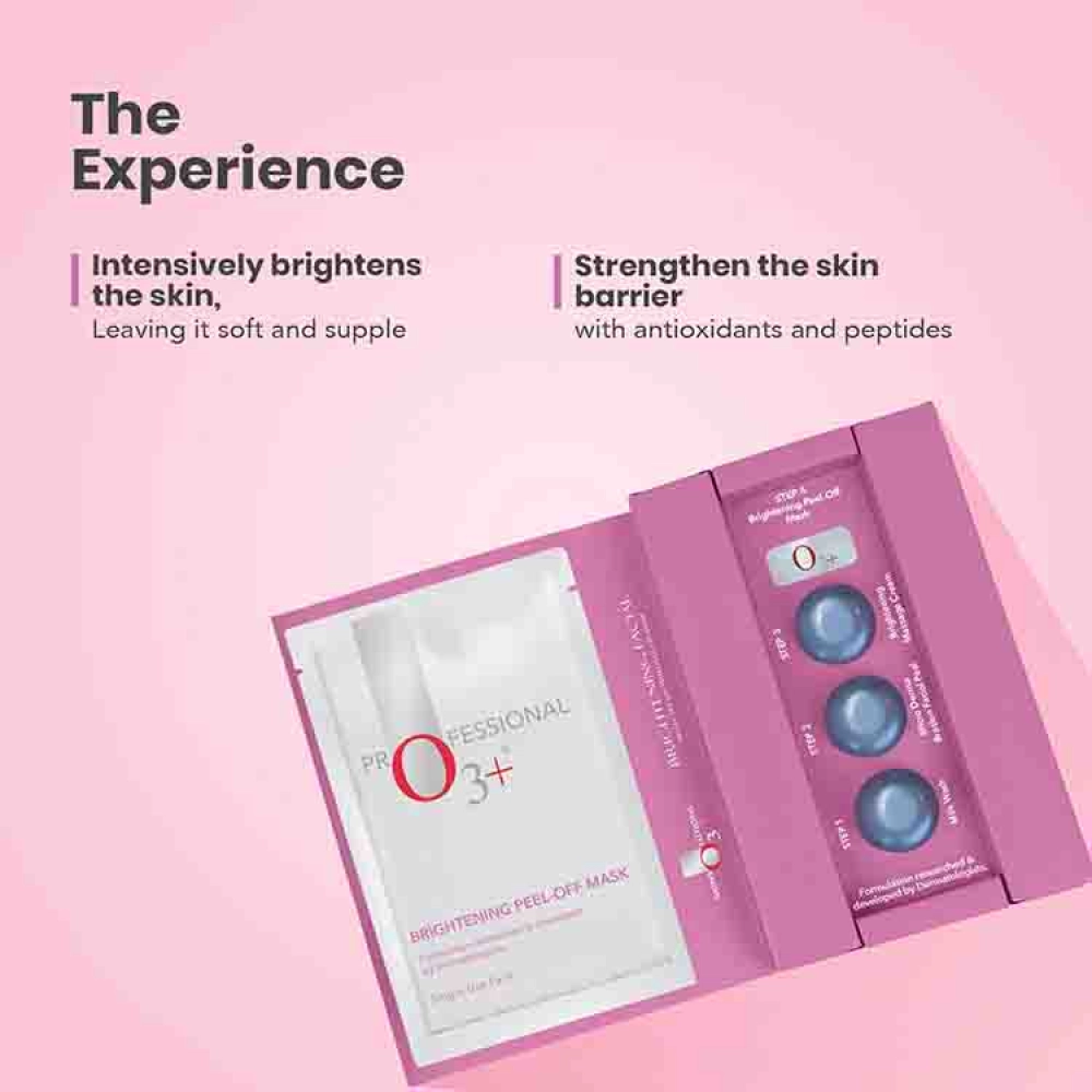 O3+ Brightening Facial Kit With Peel Off Mask for Dull Skin