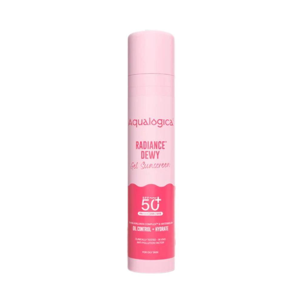 Aqualogica Radiance+ Dewy Sunscreen SPF 50 PA+++ with Watermelon & Niacinamide 50g